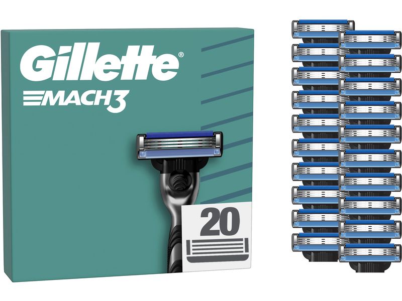 Gillette | Mach3 Klingen 20er | 20 Stück