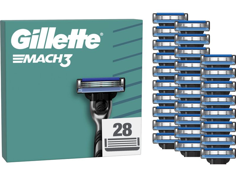 Gillette | Mach3 Klingen 28er | 28 Stück
