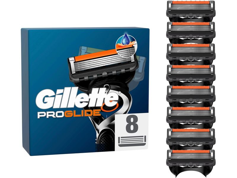 Gillette | ProGlide Klingen 8er &Schutzkappe | 8 Stück