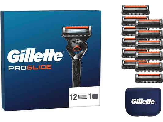 Gillette | ProGlide Klingen 12er&Schutzkappe | 12 Stück