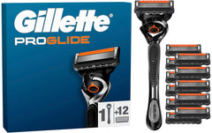 Gillette | ProGlide Klingen 12er & Handstück | 12 Stück