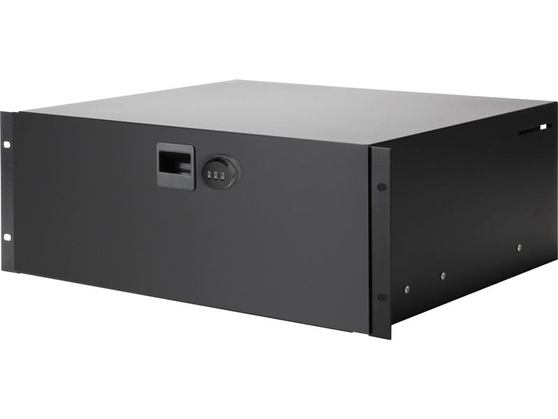 Adam Hall | 19? Parts RACK DRAWER 04 C-LOCK | Stahl, 4 HE, mit Zahlenschloss