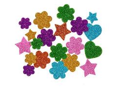 Creativ Company | Figuren | Sterne Blumen Herzen Glitzer D 19+29 mm
