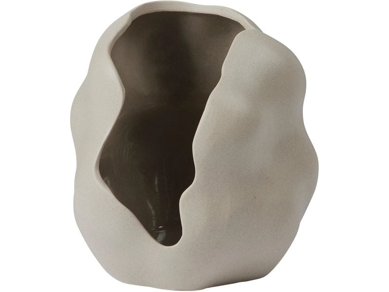 Broste Copenhagen | BC Hekla Lanterne | Dove Grey, Steingut mit matter glasur