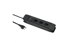 Schönenberger | Steckdosenleiste PRINCIPIO | 3xT13, 5m Kabel, schwarz