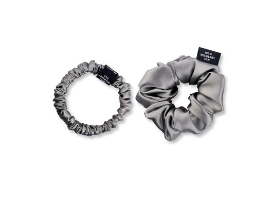 Ailoria | DOUX Scrunch Set M/S | Shadow, Mulberry Silk, Gift Box