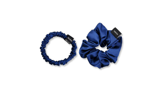 Ailoria | DOUX Scrunch Set M/S | Midnight Blue, Mulberry Silk