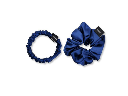 Ailoria | DOUX Scrunch Set M/S | Midnight Blue, Mulberry Silk