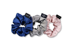 Ailoria | DOUX Scrunch Set M | 1x Midnight Blue, 1x Shadow, Shy Blush