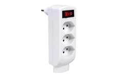 Schönenberger | Abzweigstecker 4xT13 | mit Schalter, weiss