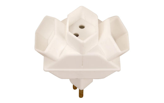 Schönenberger | Abzweigstecker 3xT13 | inkl. Kinderschutz, weiss
