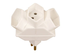 Schönenberger | Abzweigstecker 3xT13 | inkl. Kinderschutz, weiss