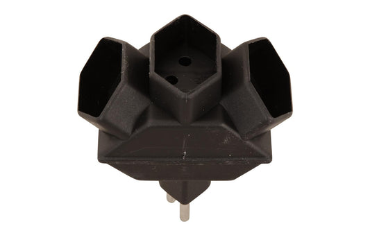 Schönenberger | Abzweigstecker 3xT13 | inkl. Kinderschutz, schwarz
