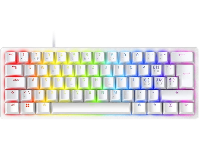 Razer | Huntsman Mini Mercury | Gaming Keyboard, Swiss Layout