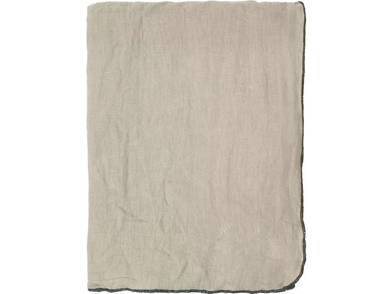 Broste Copenhagen | BC Gracie Stofftischtuch | Taupe Warm Grey, 100% Leinen