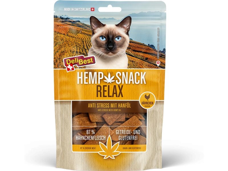 DeliBest | HempSnack Relax Schweizer Hähnchen | 45g