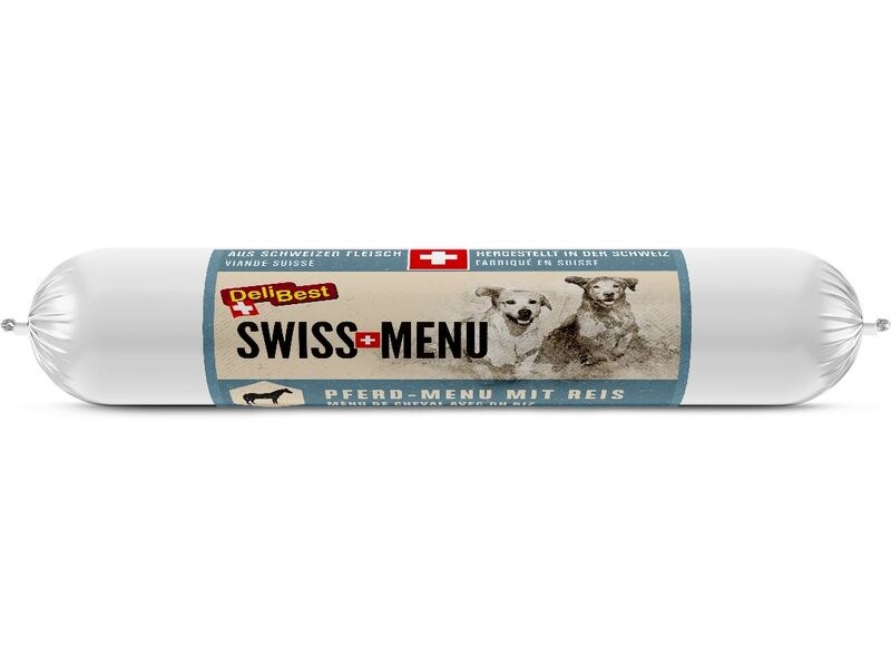 DeliBest | SWISS MENU Pferd Menu mit Reis | 200g