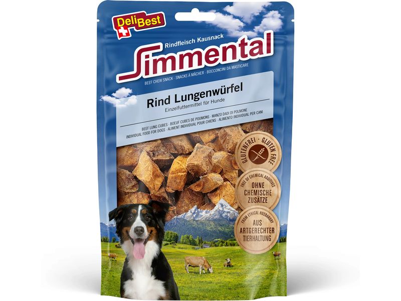 DeliBest | Simmental Rind Lungenwürfel gross | 120g