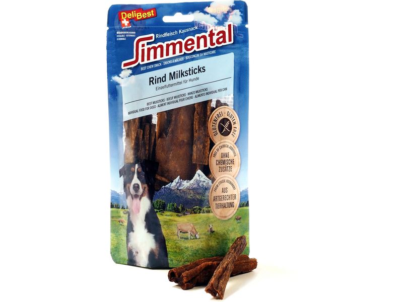 DeliBest | Simmental Rind Milksticks mini | 90g