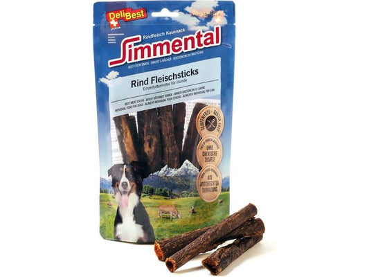 DeliBest | Simmental Rind Fleischsticks mini | 80g