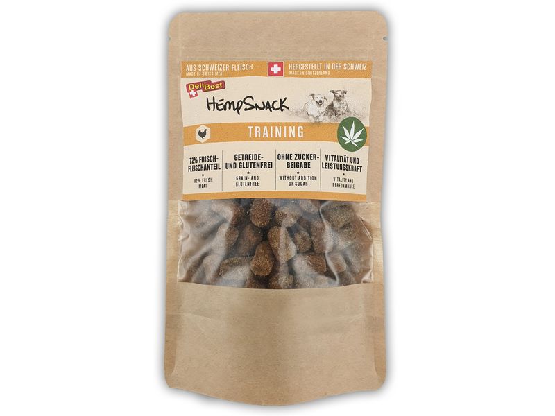DeliBest | HempSnack Goody | Schweizer Hähnchen, 100g