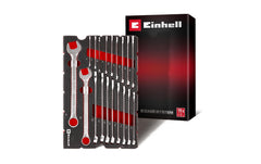 Einhell | Werkzeug-Pad Gabelringschl. | E-Case Einleger, 19-tlg.
