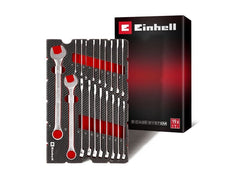 Einhell | Werkzeug-Pad Gabelringschl. | E-Case Einleger, 19-tlg.