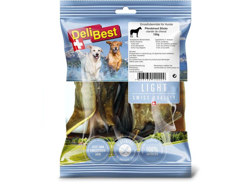DeliBest | Light Pferdehaut | 150g