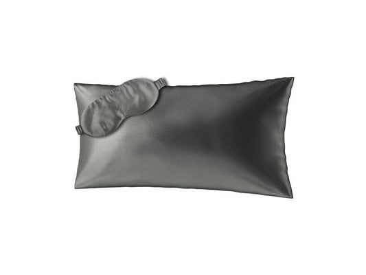 Ailoria | BEAUTY SLEEP (40x80cm) Shadow | 1x Silk pillow case, 1x Sleeping mask