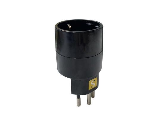 Schönenberger | Reiseadapter NO BLOCK | Eing:Schuko Typ F Ausg:CH T12, sz