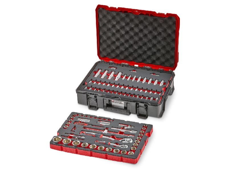 Einhell | Werkzeugkoffer Werkstatt | E-Case, 92-tlg.