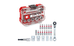 Einhell | Bit- und Steckschlüssel-Set | XS-CASE, 21-tlg.