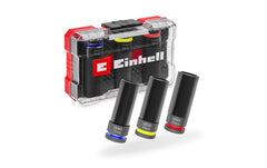 Einhell | KFZ-Impact-Stecknuss-Set | M-CASE, 3-tlg., Felgenschutz