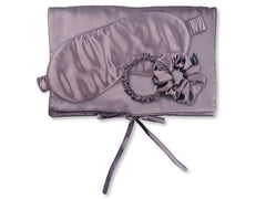 Ailoria | TRAVEL SET HAIR Shy Lavender | 1x Silk bag,1x Sleepingmask, 1x Scrunchie M