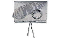 Ailoria | TRAVEL SET BEAUTY S Shadow | 1x Silk bag,1x Sleepingmask, 1x Scrunchie S