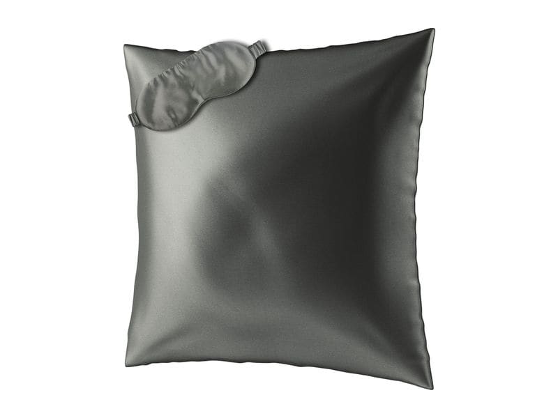 Ailoria | BEAUTY SLEEP (80x80cm) Black | 1x Silk pillow case, 1x Sleeping mask