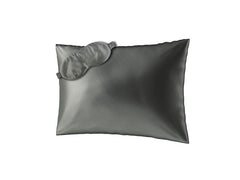 Ailoria | BEAUTY SLEEP (50x70cm) Shadow | 1x Silk pillow case, 1x Sleeping mask
