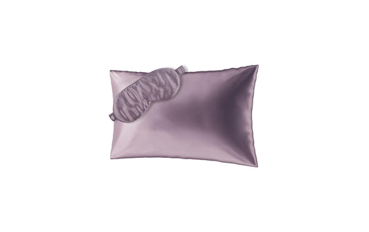 Ailoria | BEAUTY SLEEP (40x60cm) Lavender | 1x Silk pillow case, 1x Sleeping mask