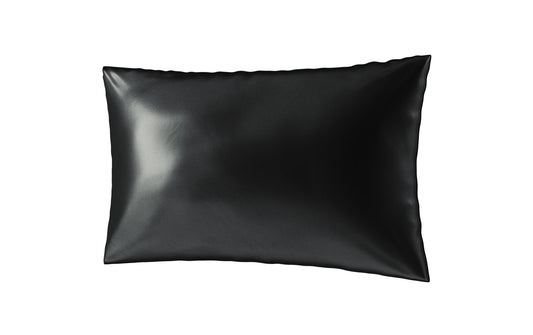 Ailoria | BEAUTY SLEEP (65x100cm) | 1x Silk pillow case, 1x Gift box, Black