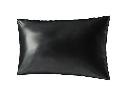 Ailoria | BEAUTY SLEEP (65x100cm) | 1x Silk pillow case, 1x Gift box, Black
