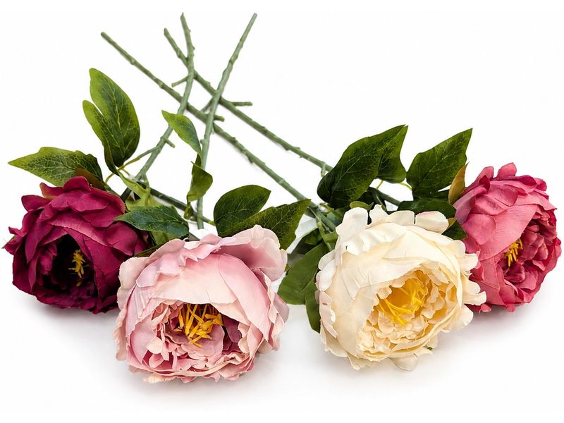 CHALET | Blumenbouquet Pfingstrosen | 87x20x10cm mix in Box
