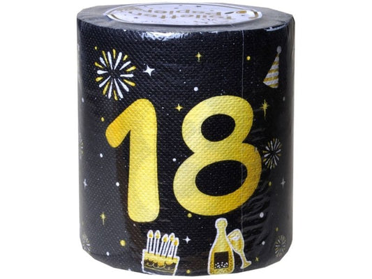 Trendcompany | Scherzartikel | Wc Papier, 18. Geburtstag