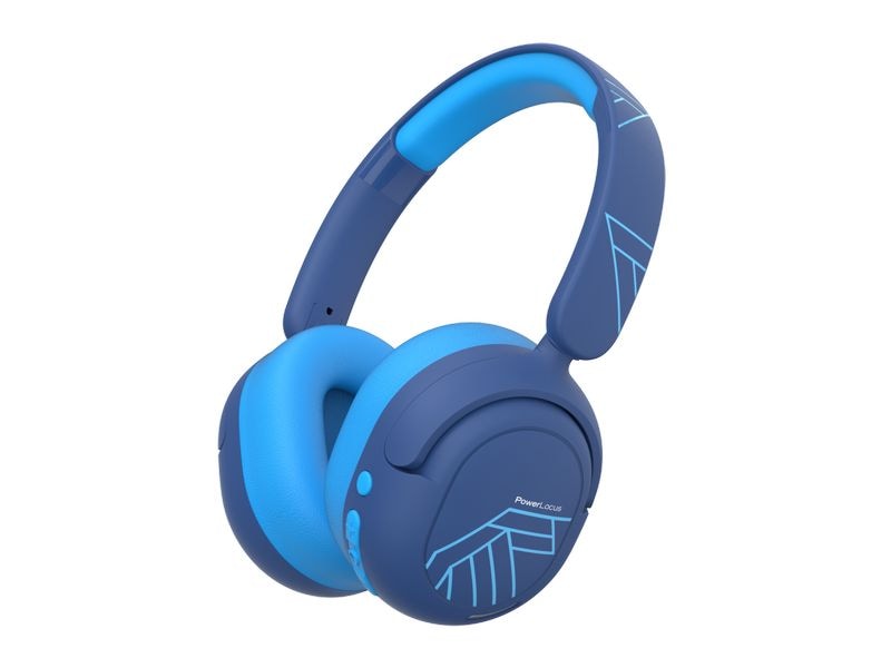 PowerLocus | Lion Kids ANC | Over-Ear, Blau