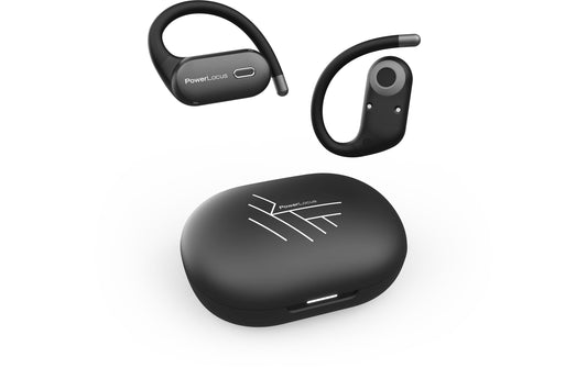 PowerLocus | Move | Open-Ear, Mikrofon, Bluetooth 5.3, Schwarz