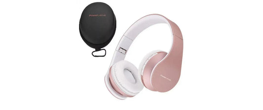 PowerLocus | P1 | Rosa kabellos Over-Ear 85 dB Kinder