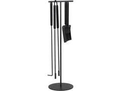 Blomus | Kaminbesteck-Set Ashi 5 tlg | H 75,5 cm, Ø 22 cm, Black