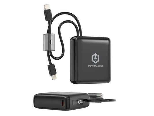 PowerLocus | PLB-X | 10000 mAh PD 20 W Kunststoff Schwarz