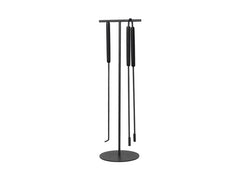 Blomus | Kaminbesteck-Set Ashi 3 tlg | H 75,5 cm, Ø 22 cm, Black