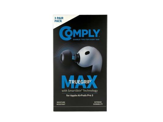Comply | TrueGrip MAX Airpods3 | Schwarz rutschfest schweissfest