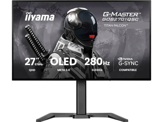 iiyama | 27 GOB2701QSC-B1 | META3-OLED, 2560x1440@280Hz, HDMI